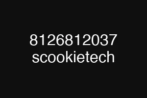 8126812037 scookietech